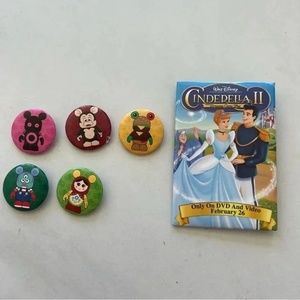 Disney Pins Collectible Mickey Mouse and Cinderella